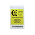 Cardinal Health Chemo Drug Transport Bag 6" x 9", White - Case of 200