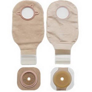 Hollister New Image Two-piece Sterile Drainable Colostomy/Ileostomy Kit, 3-1/2" Stoma Opening, 4" Flange, 12" L