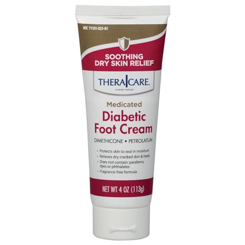 TheraCare Medicated Diabetic Foot Cream, 4 oz