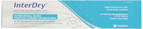 Coloplast InterDry Ag Textile with Antimicrobial Silver Complex, 10" x 144" Roll, Latex-Free
