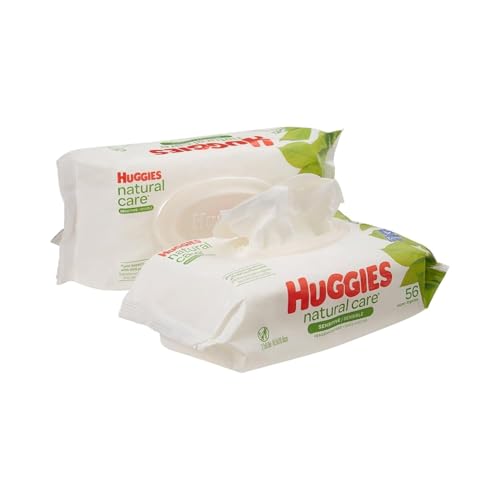 Kimberly-Clark Natural Care HUGGIES Natural Care Fragrance-Free Baby Wipes