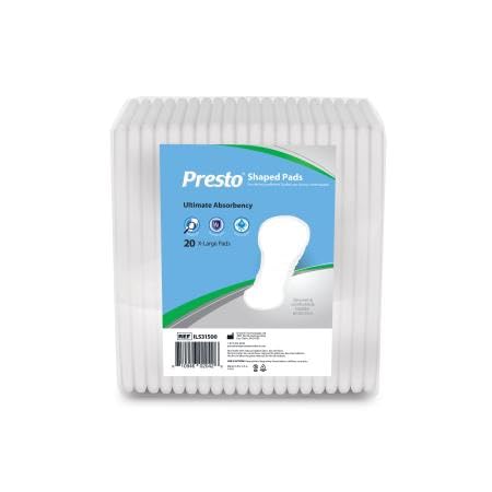 Presto Shaped Incontinence Pads