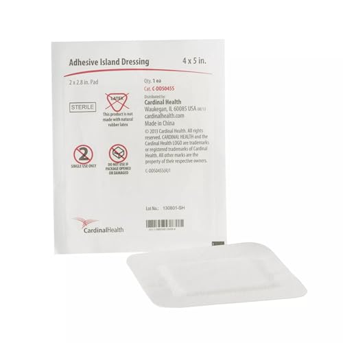 Cardinal Health Adhesive Island Dressing, Sterile