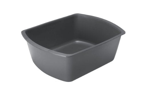 Medline Rectangular Plastic Washbasin, Graphite