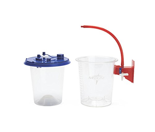 Cardinal Health Medi-Vac Semi-Rigid Disposable Suction Canister Liner, 3000 ml