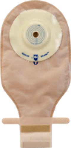 Marlen SuperFlat One-Piece Drainable Ostomy Pouch with AquaTack Hydrocolloid Barrier, 9" x 5-3/4"