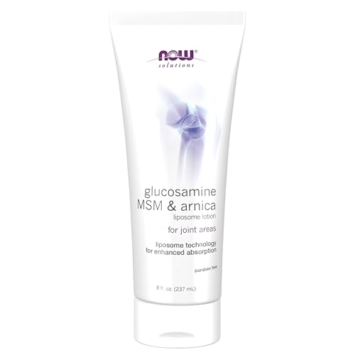 NOW Foods Glucosamine MSM Arnica Lotion, 8 oz