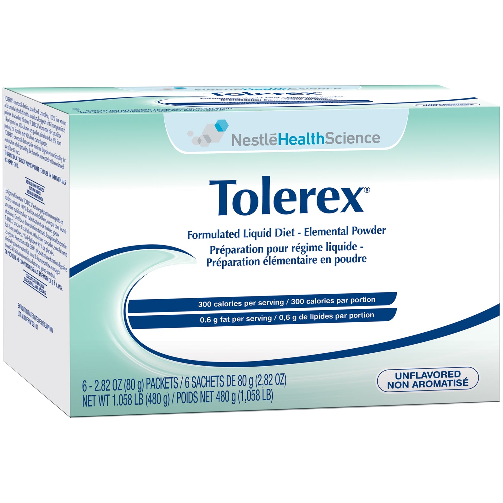 Tolerex Unflavored Powder Oral Supplement 2.82 oz