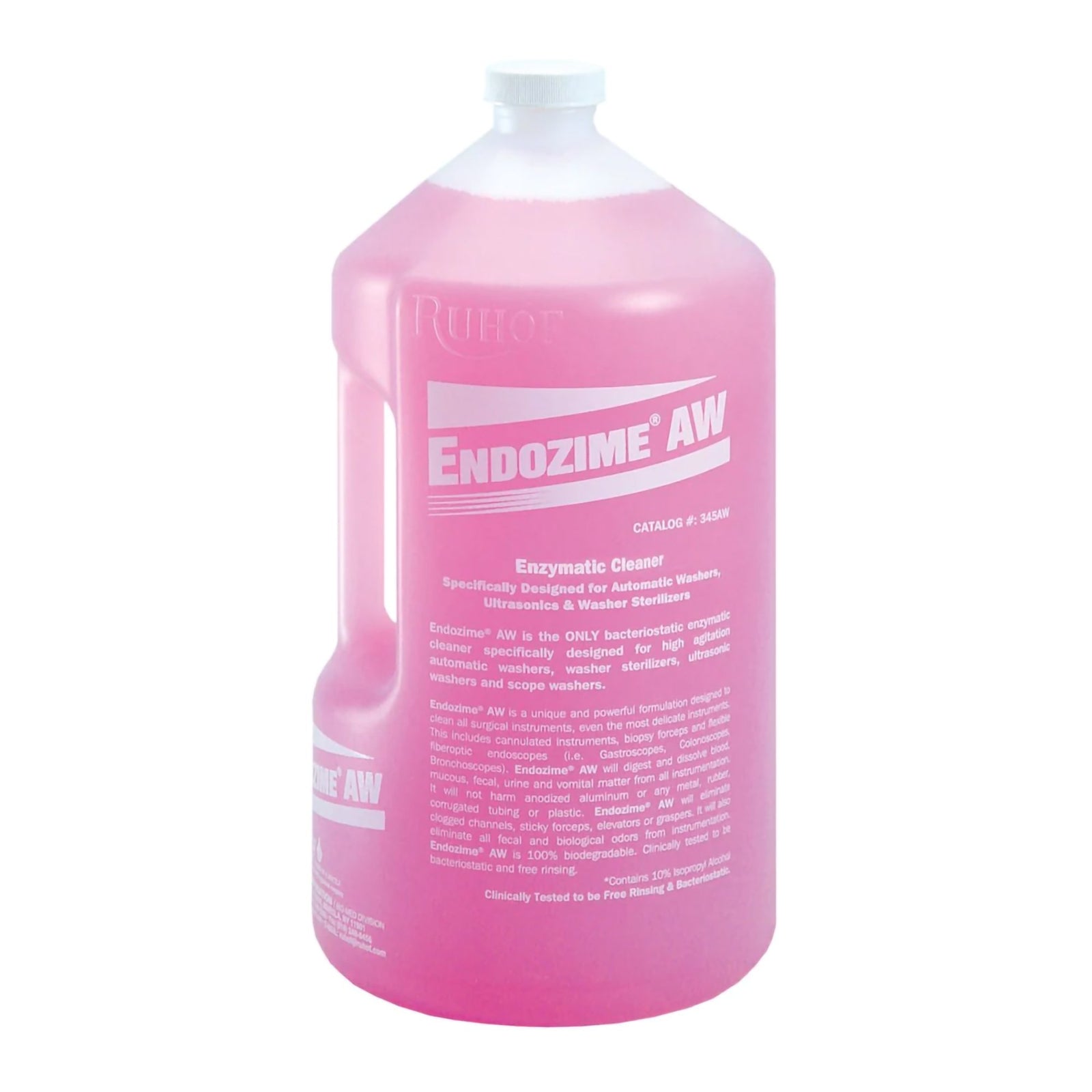 Endozime AW Dual Enzymatic Instrument Detergent 1 Gallon Jug