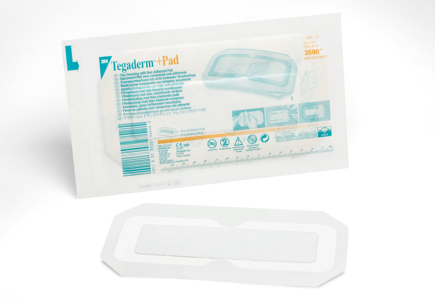 3M Tegaderm+ Transparent Film Dressing with Pad