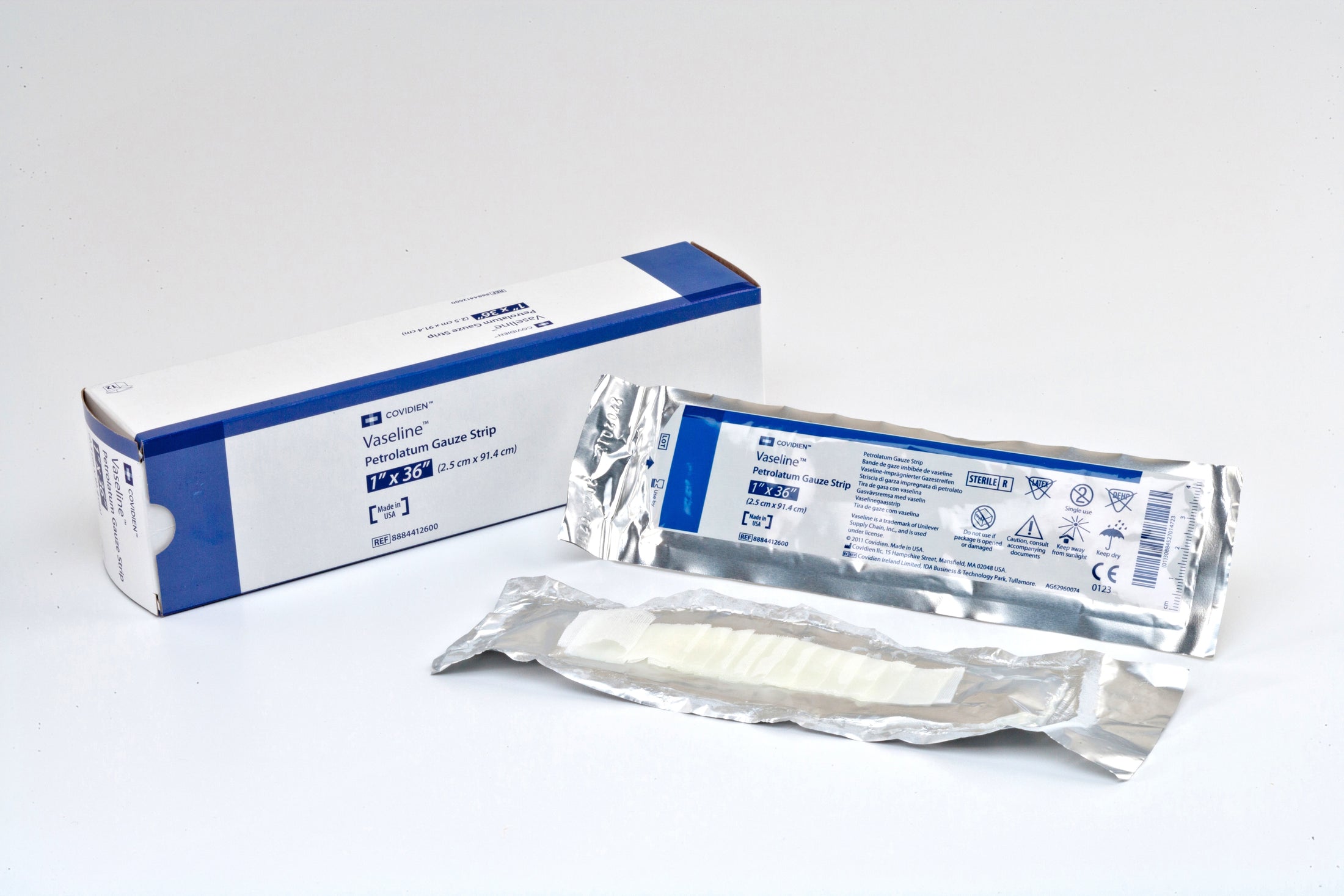 Kendall Vaseline Petrolatum Impregnated Dressing