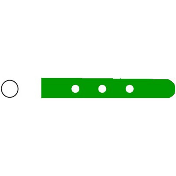SklarTip™ Instrument Tip Protector 7/64 X 3/4 Inch, 3 mm, Green, Vented Tip