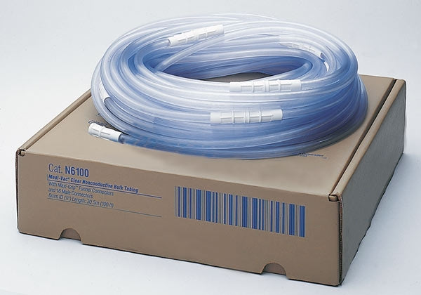 Medi-Vac Clear Suction Tubing 9/32 Inch 12 Foot Length