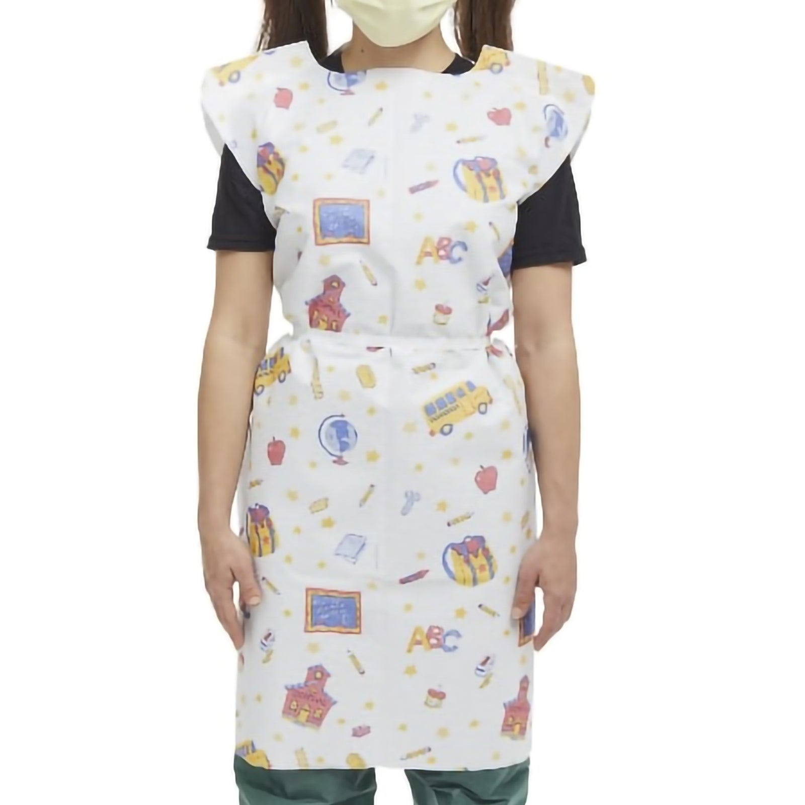 TIDI® Child Size White Disposable Patient Exam Gown