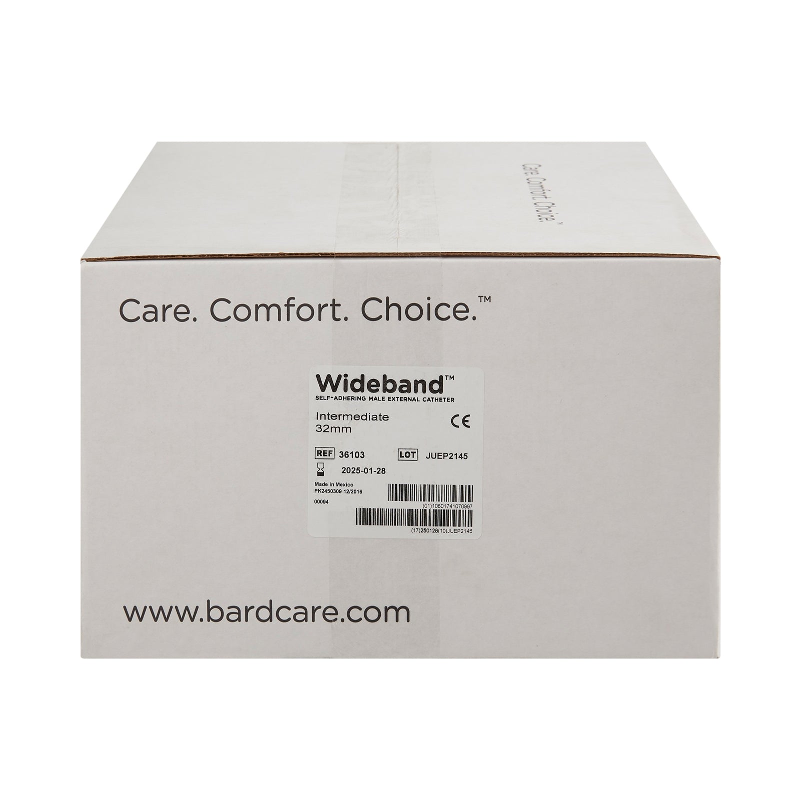Bard Wide Band Male External Catheter