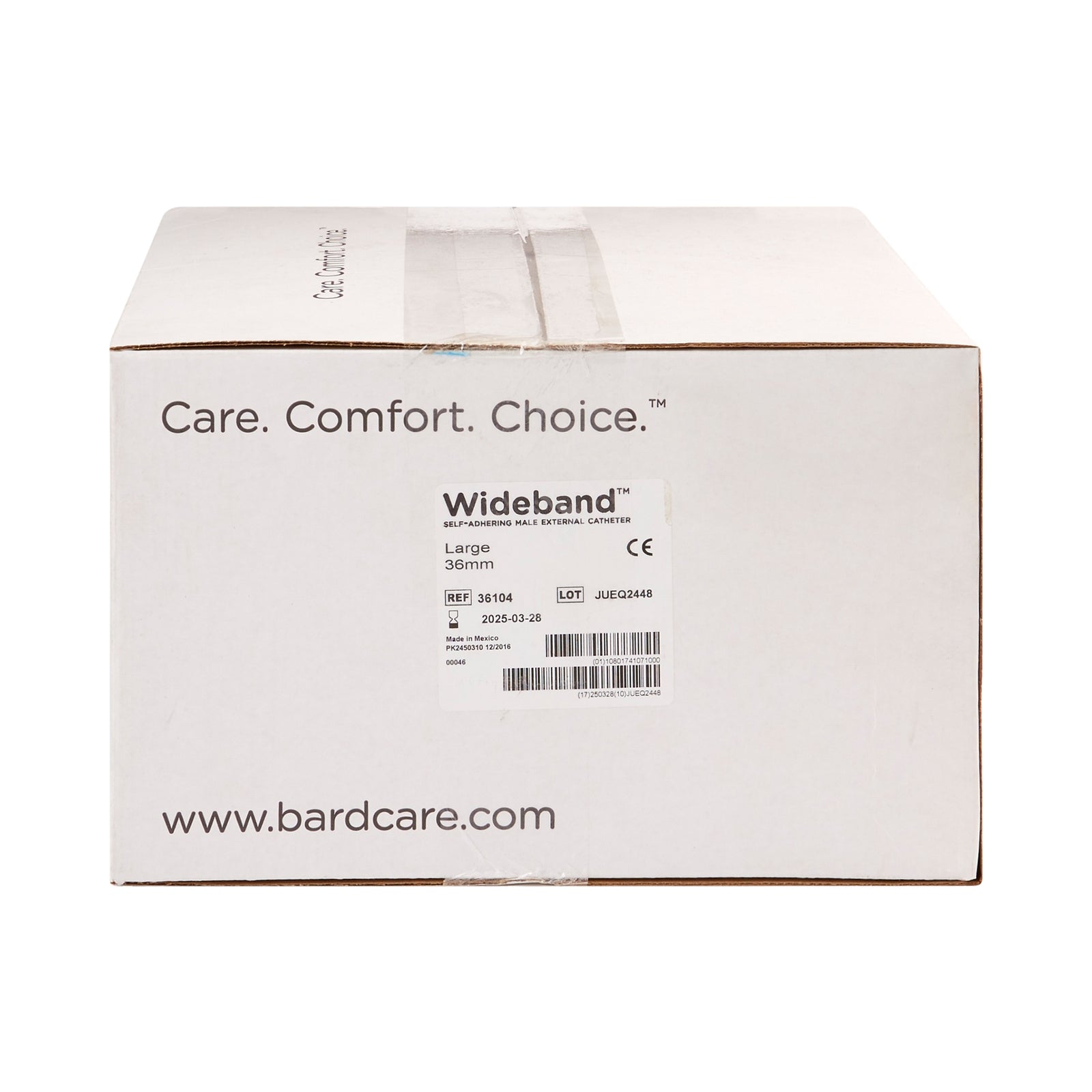 Bard Wide Band Male External Catheter