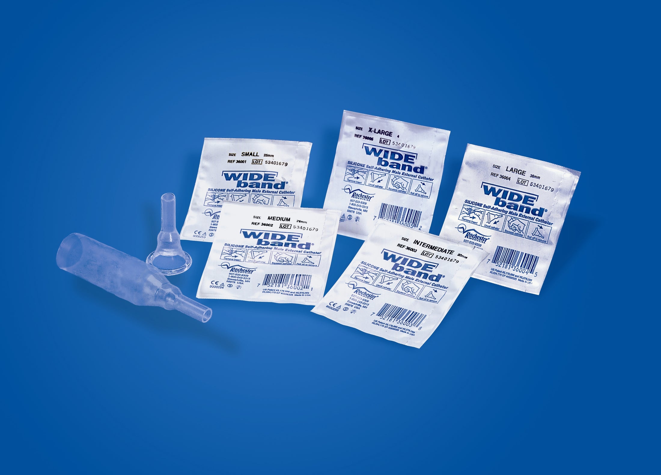 Bard Wide Band Male External Catheter