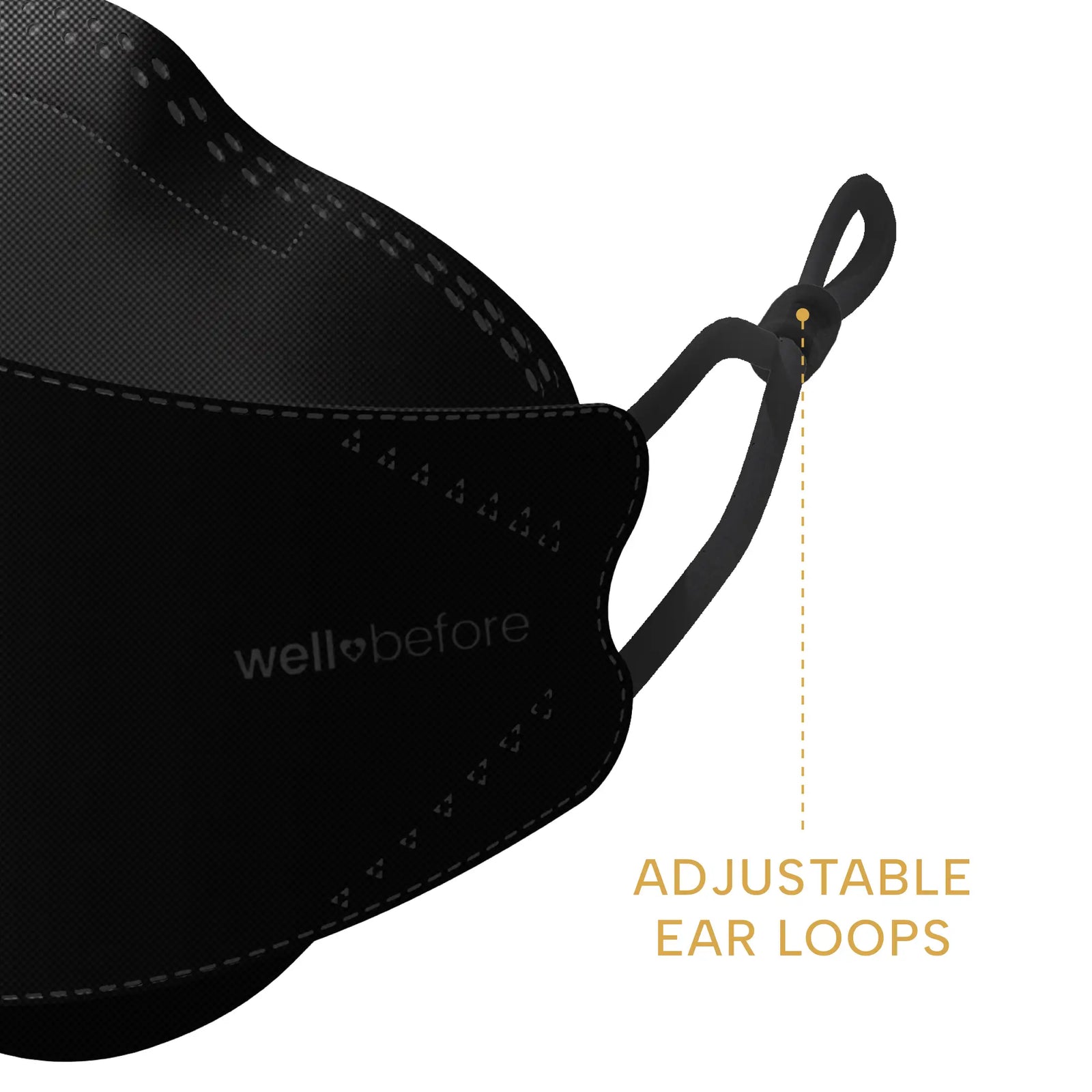 Kids KN95 3D Mask | Individually Wrapped, Elastic Ear Loops