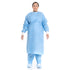 Halyard Protective Procedure Gown Large Blue NonSterile