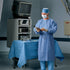Halyard Protective Procedure Gown X-Large Blue NonSterile
