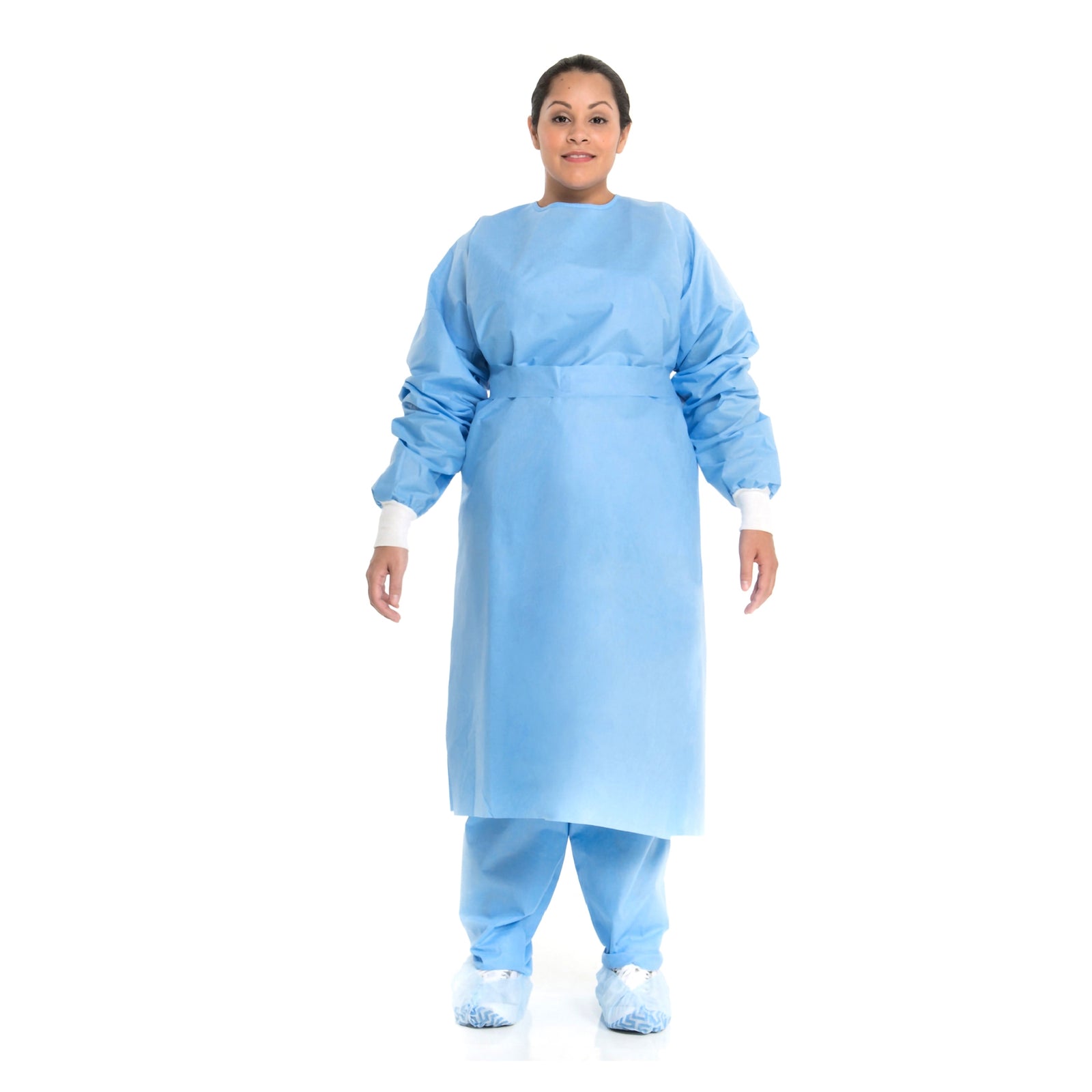 Halyard Protective Procedure Gown X-Large Blue NonSterile