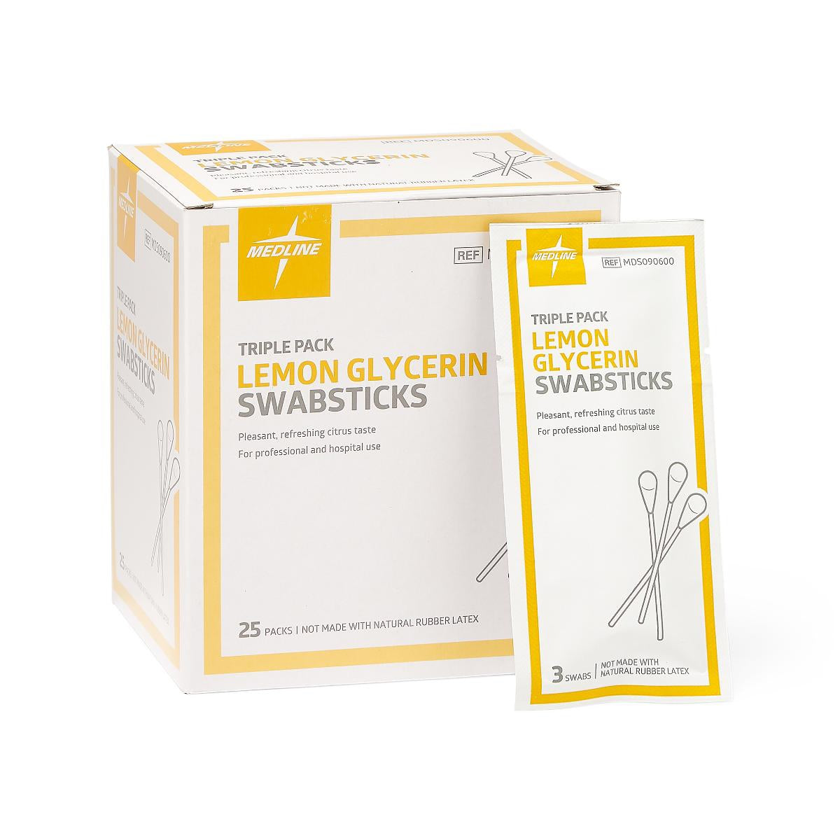 Medline Lemon Glycerin Swabstick