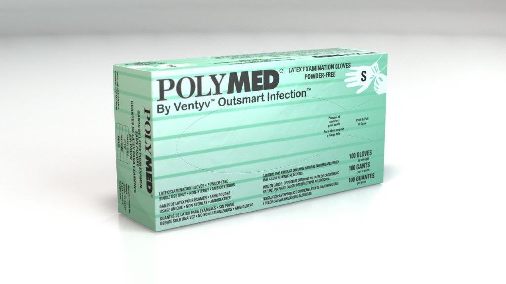 Polymed Latex Exam Gloves
