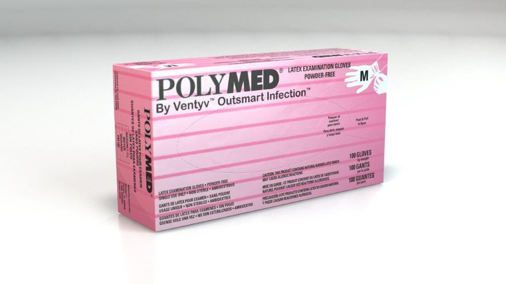 Polymed Latex Exam Gloves