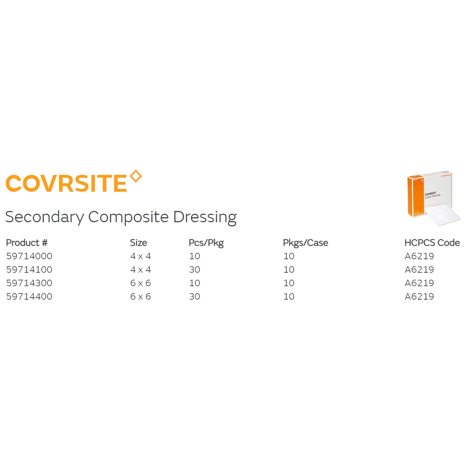 Smith & Nephew CoverSite Composite Dressing