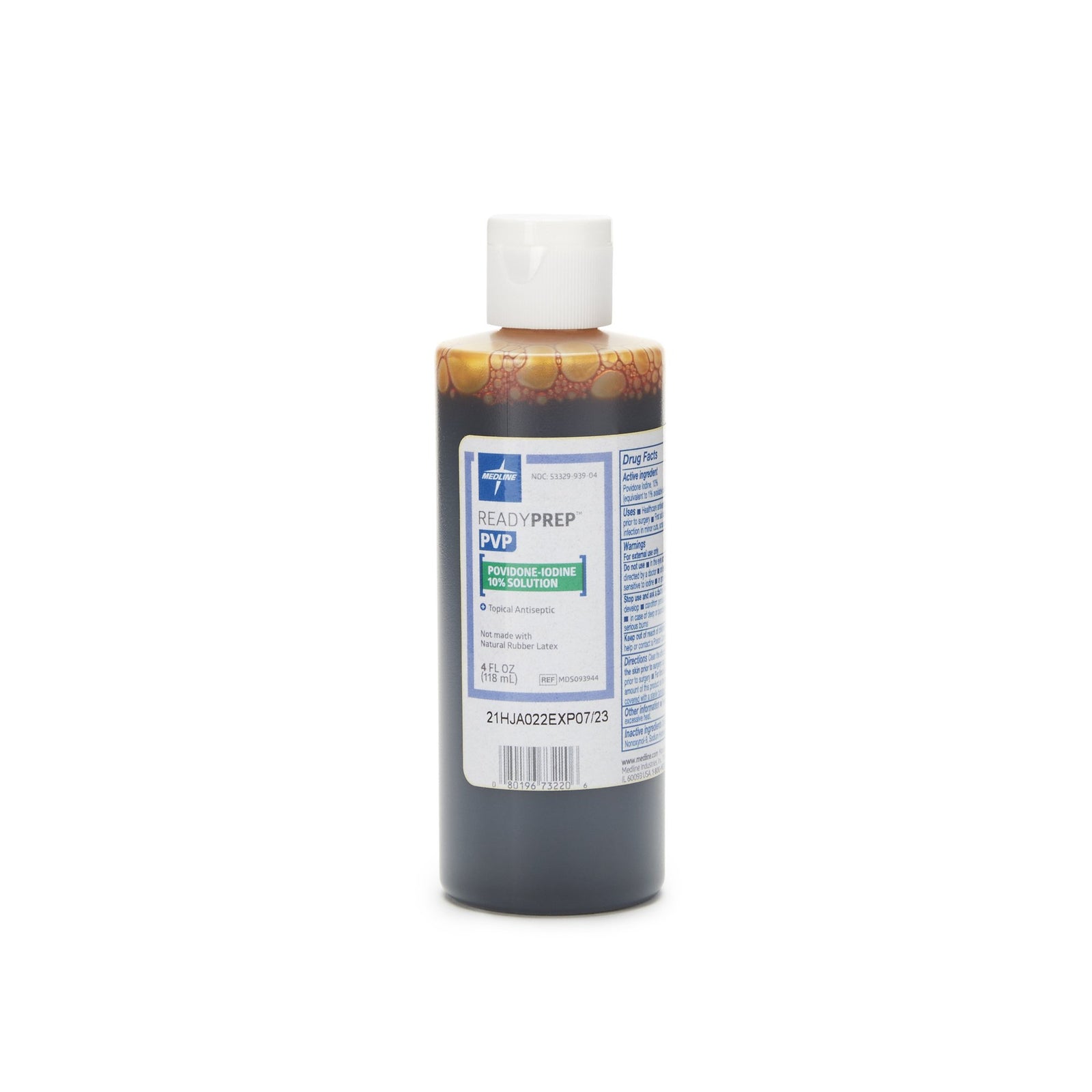 ReadyPrep™ 10% Povidone-Iodine Skin Prep Solution 4 oz. Bottle