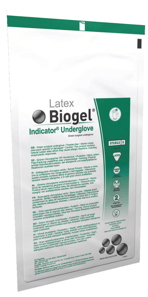 MOLNLYCKE HEALTH Surgical Under Ltx Str2 Glove