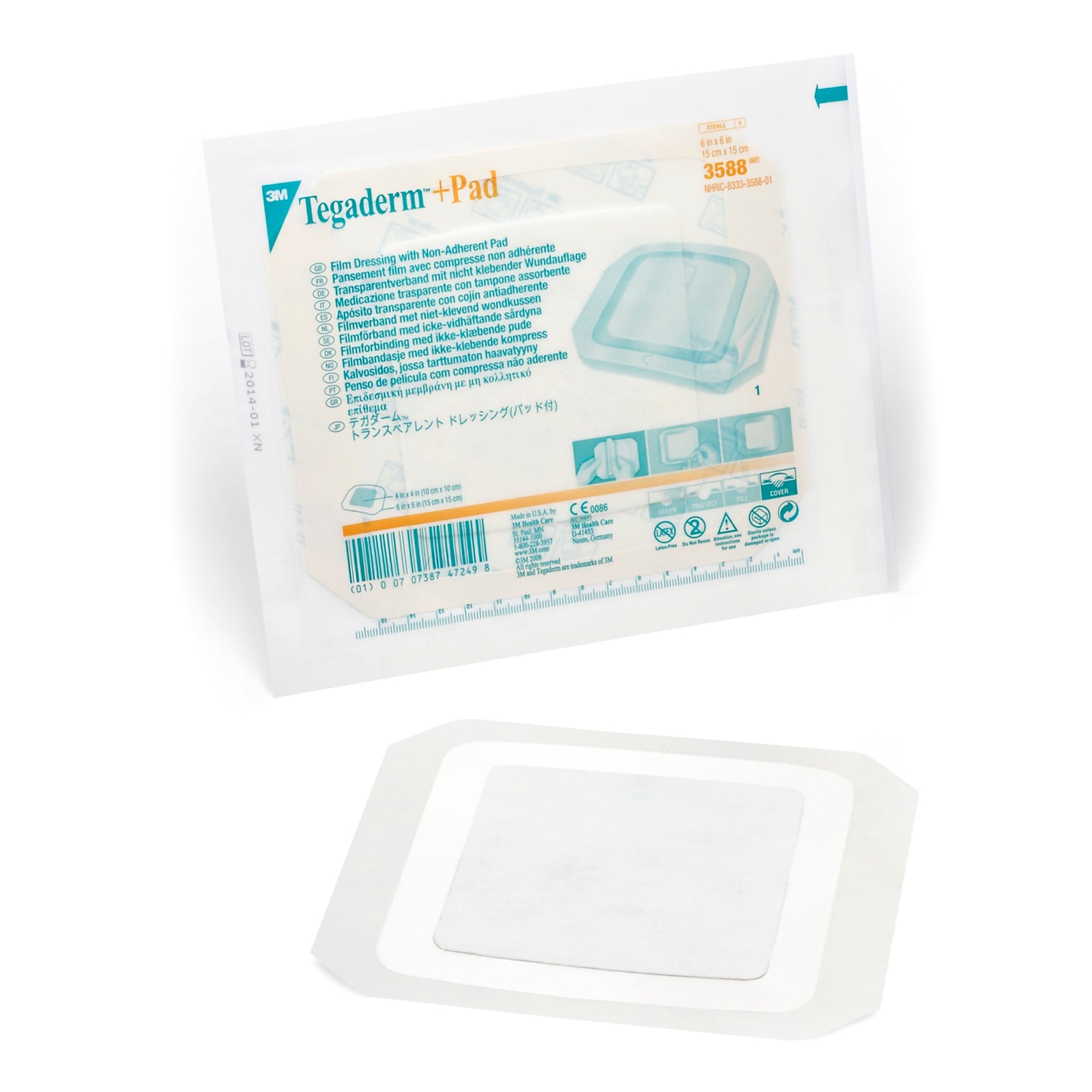 3M Tegaderm +Pad Transparent Film Dressing with Pad