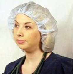 Dukal Bouffant Cap with Elastic Closure - Blue