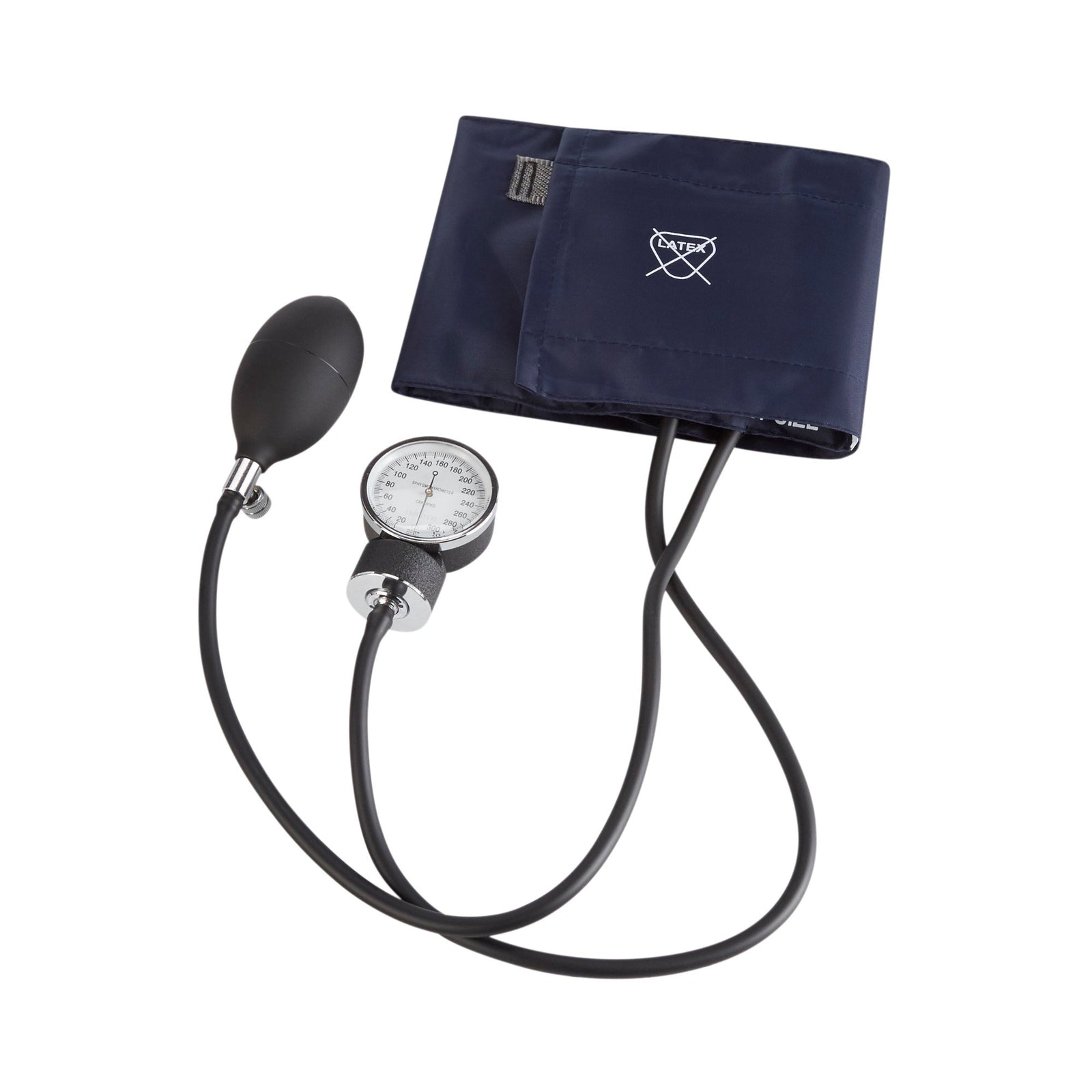 McKesson MedSurg Aneroid Sphygmomanometer Unit, Adult, Navy Blue, Reusable