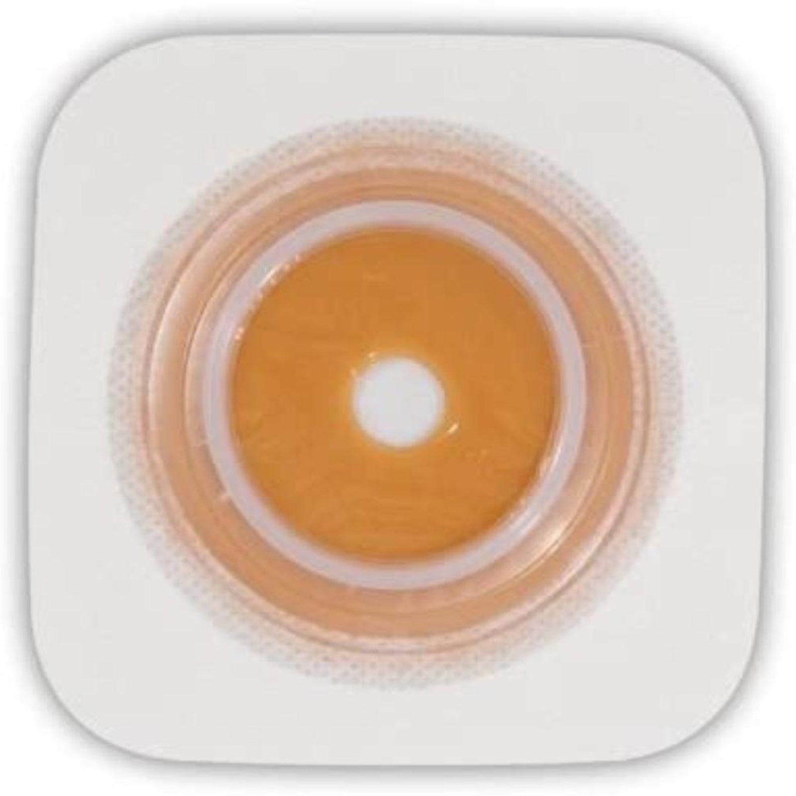 Convatec Flexible Precut Tan Ostomy Wafer, 1-3/8 Inch Opening, 5 x 5 Inch