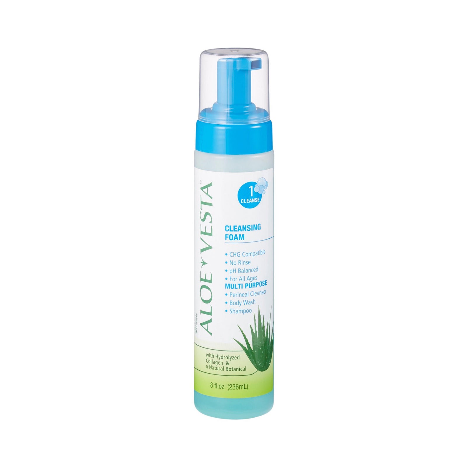 Medline Aloe Vesta Cleansing Foam, 8 oz