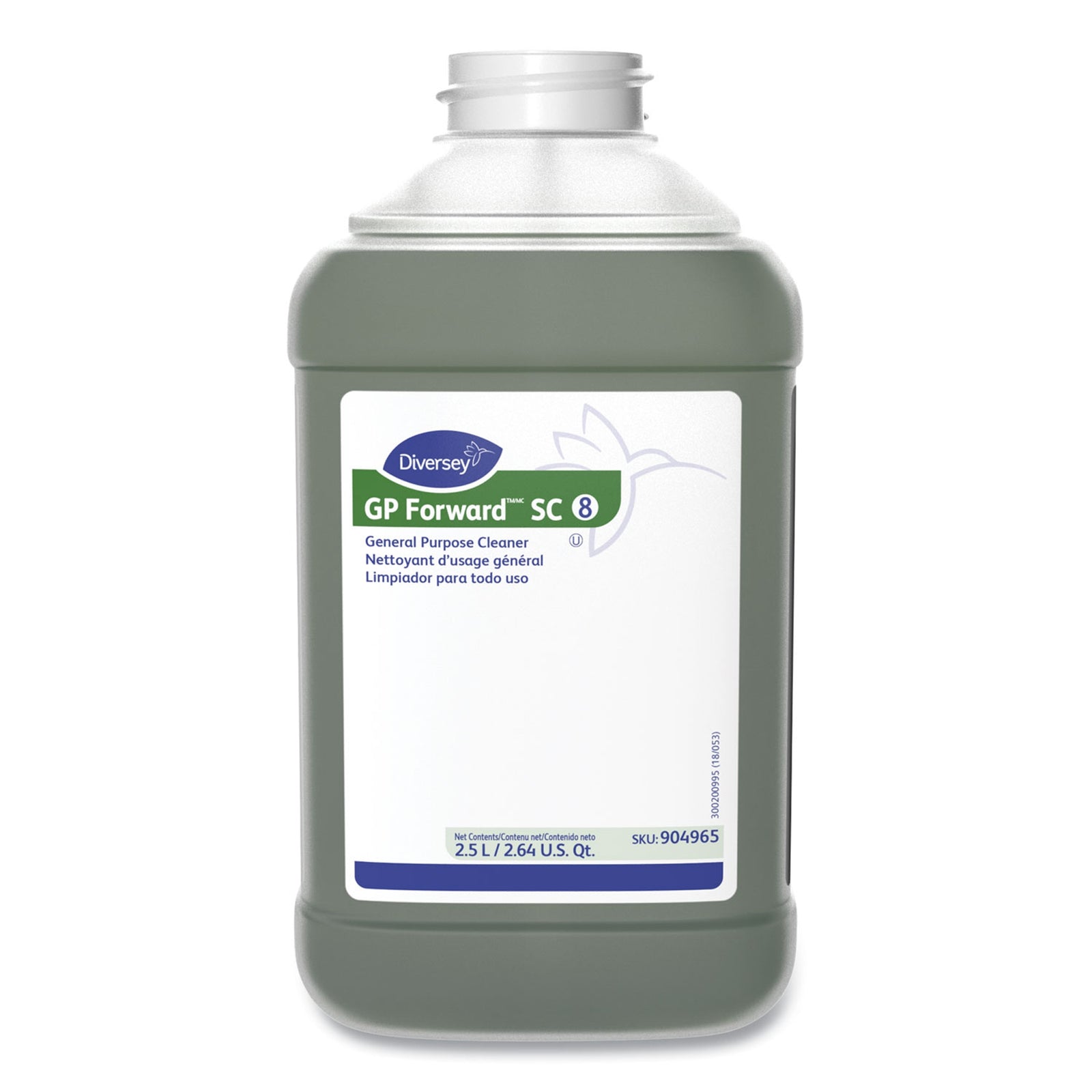 Diversey GP Forward SC Alcohol-Based Surface Cleaner Concentrate 2.5 Liter