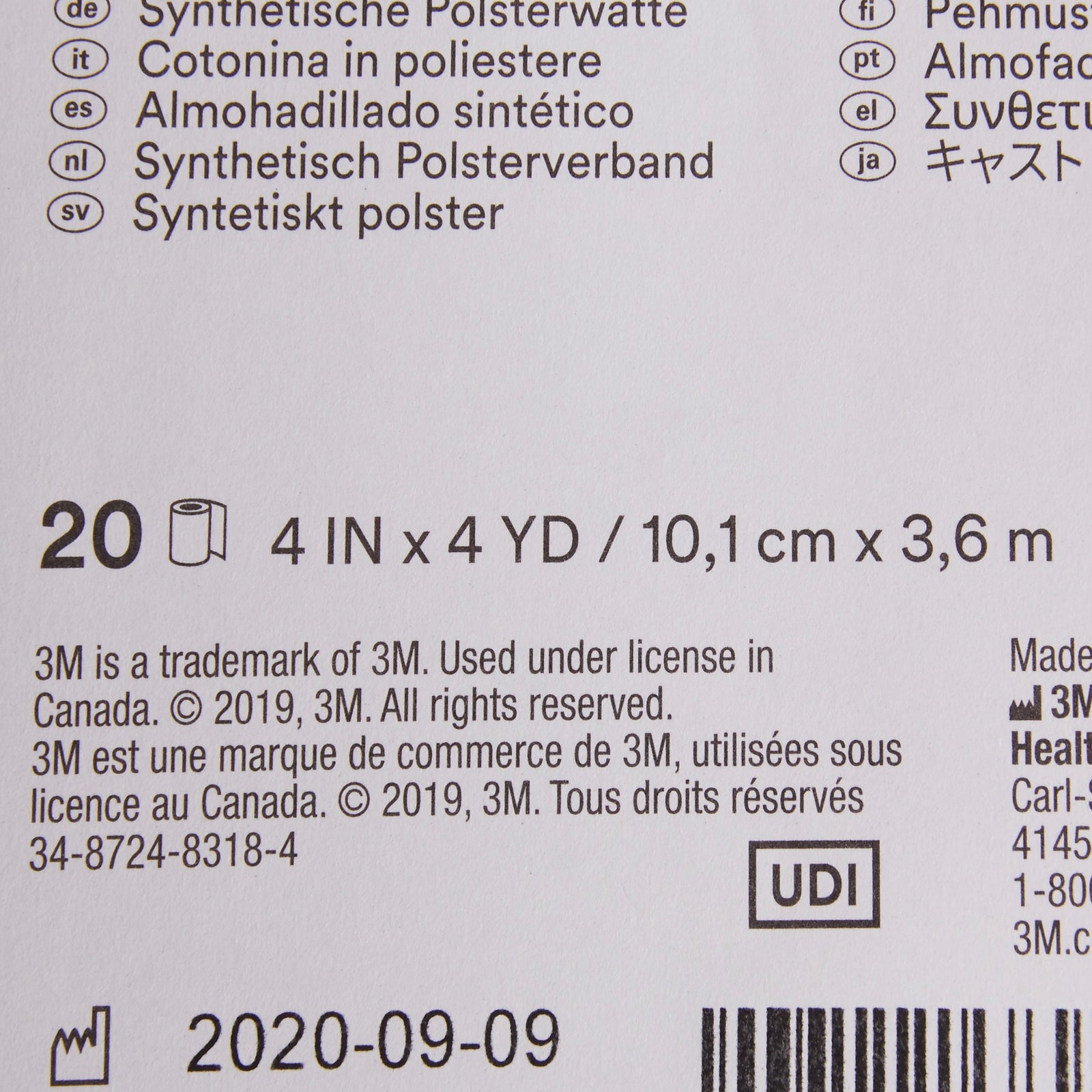 SOLVENTUM US LLC Synthetic Cast Padding