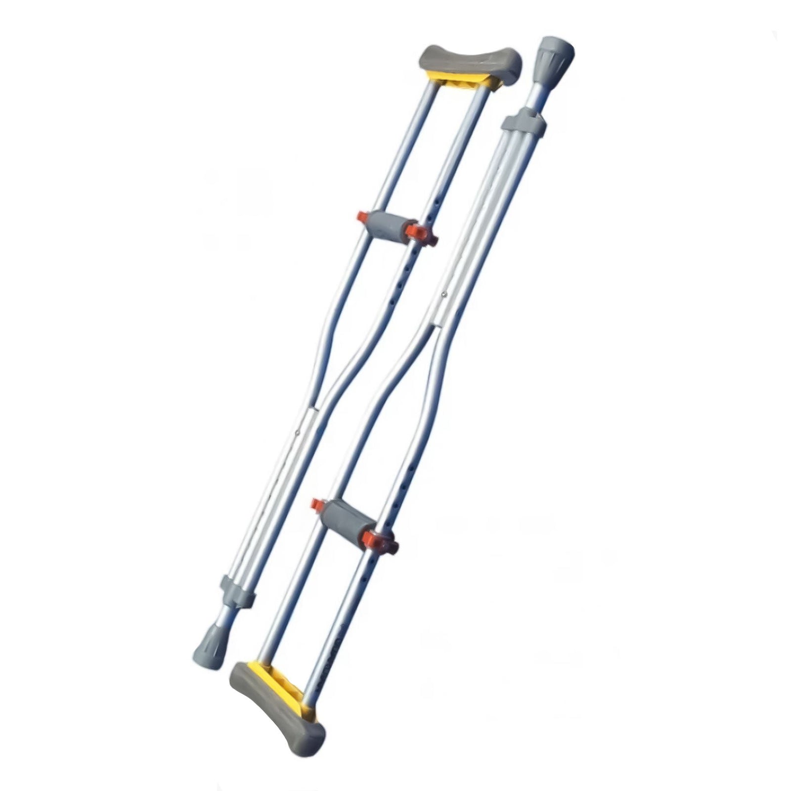 DJ Orthopedics Adjustable Aluminum Underarm Crutches, Medium 44–52 Inches