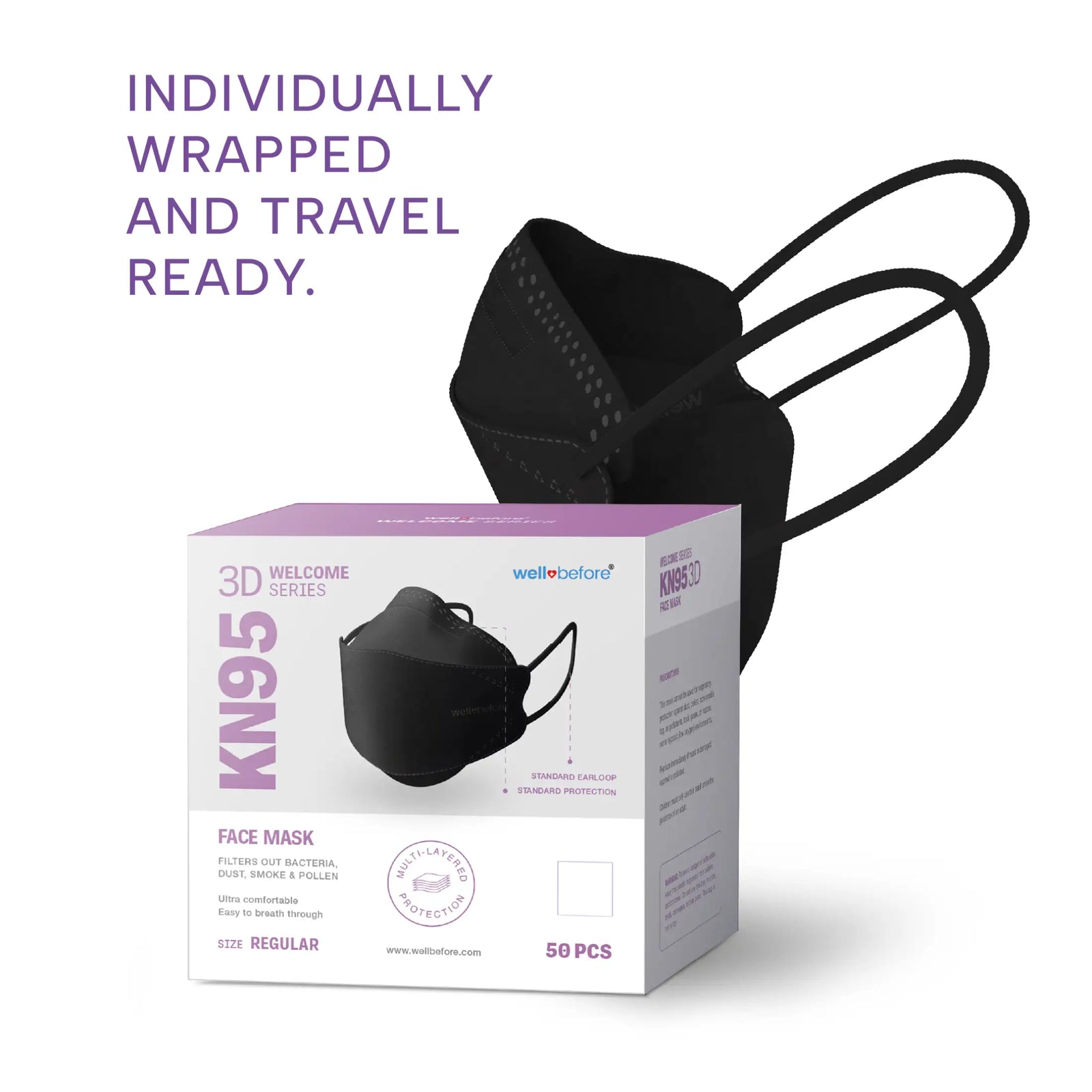 KN95 Mask Welcome Series Face Mask - 50pcs/box