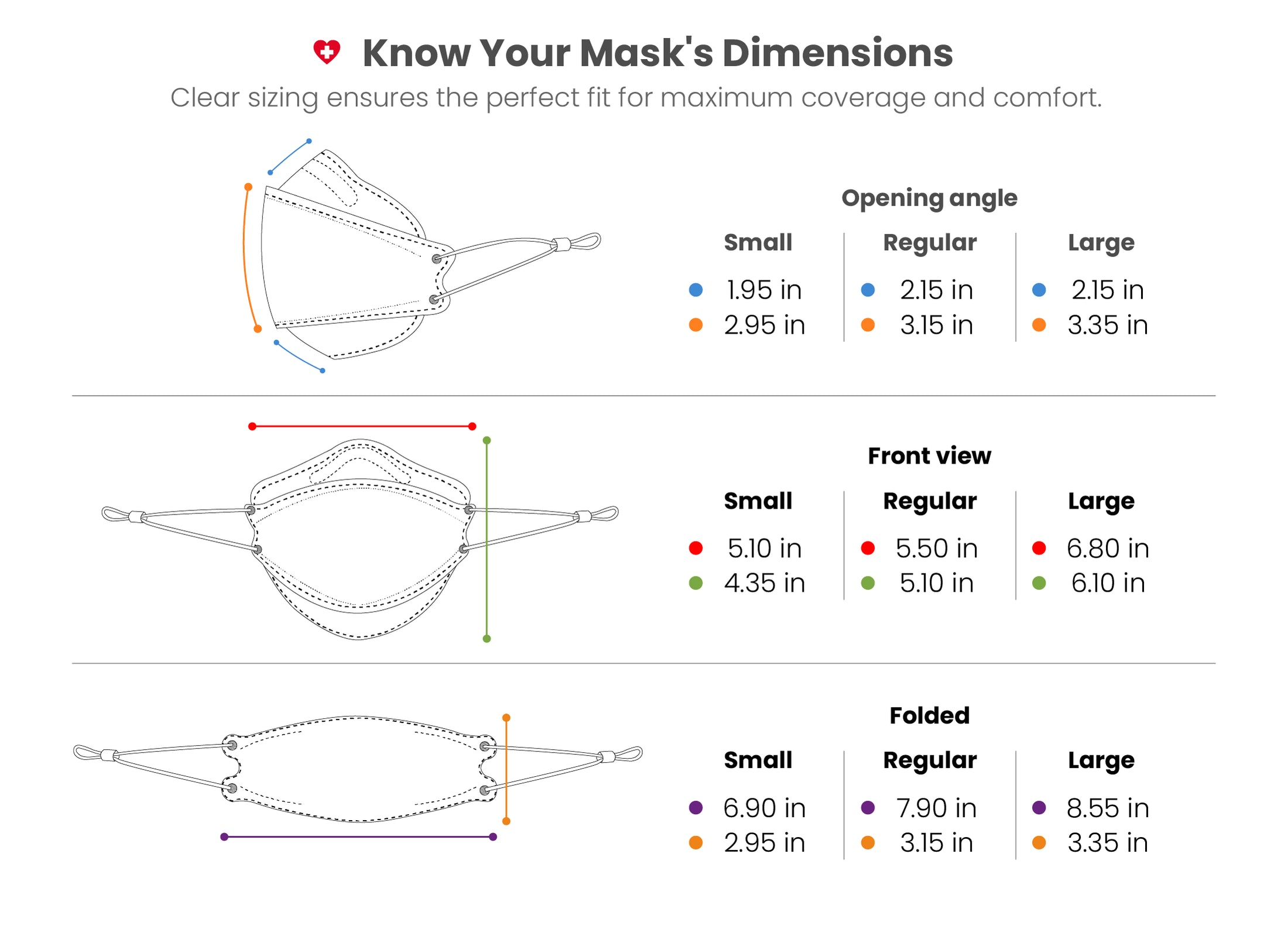 KN95 3D Face Mask | Comfort 3D Fit, Adjustable Ear Loops