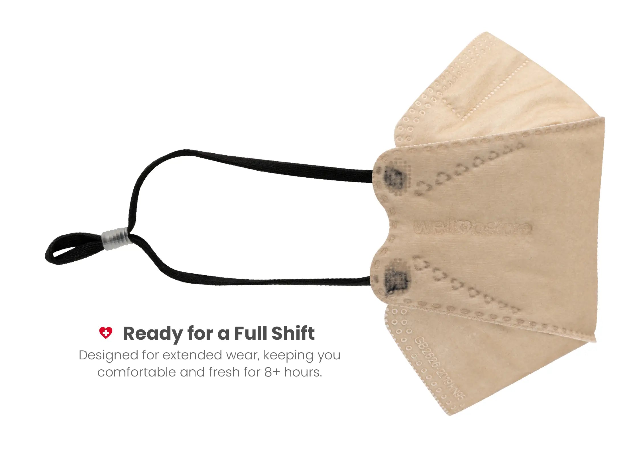 KN95 3D Face Mask | Comfort 3D Fit, Adjustable Ear Loops