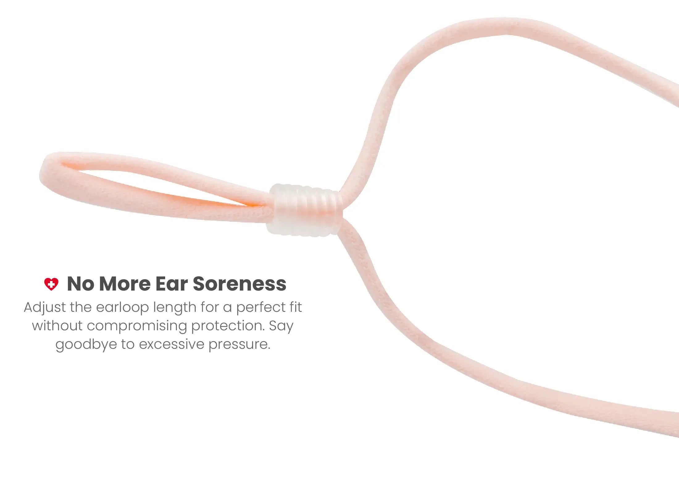 KN95 3D Face Mask | Comfort 3D Fit, Adjustable Ear Loops