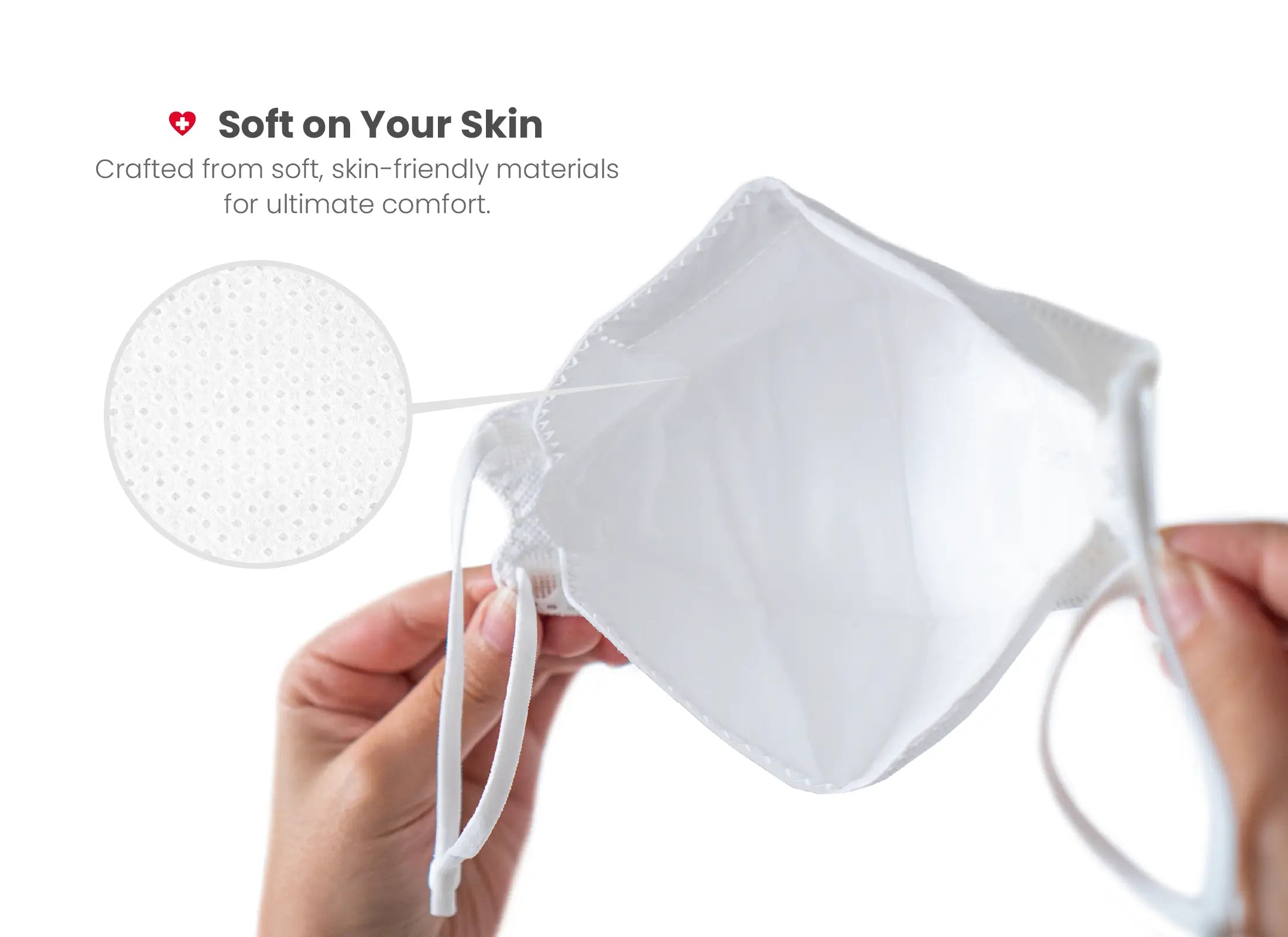 KN95 3D Face Mask | Comfort 3D Fit, Adjustable Ear Loops