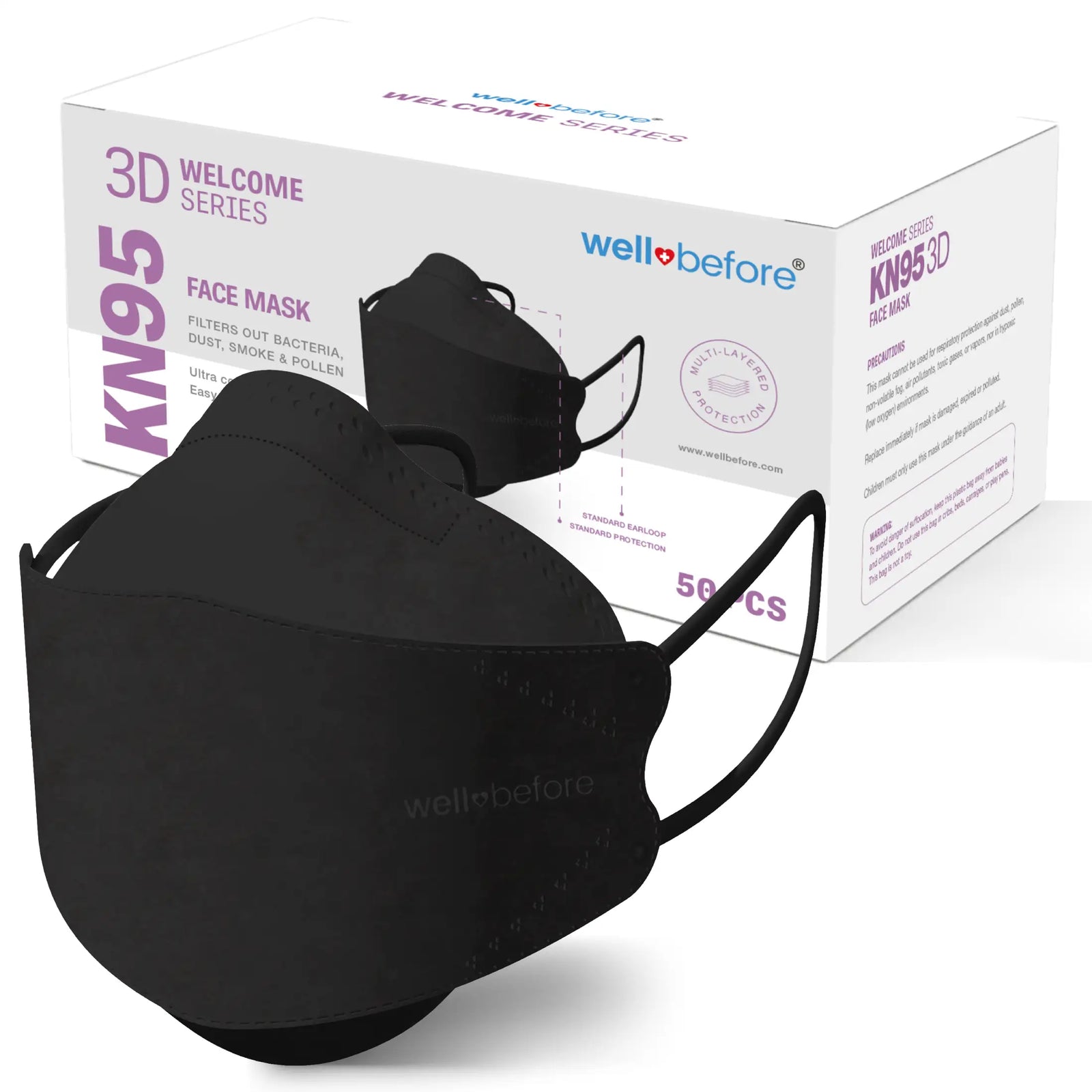 KN95 Mask Welcome Series Face Mask - 50pcs/box