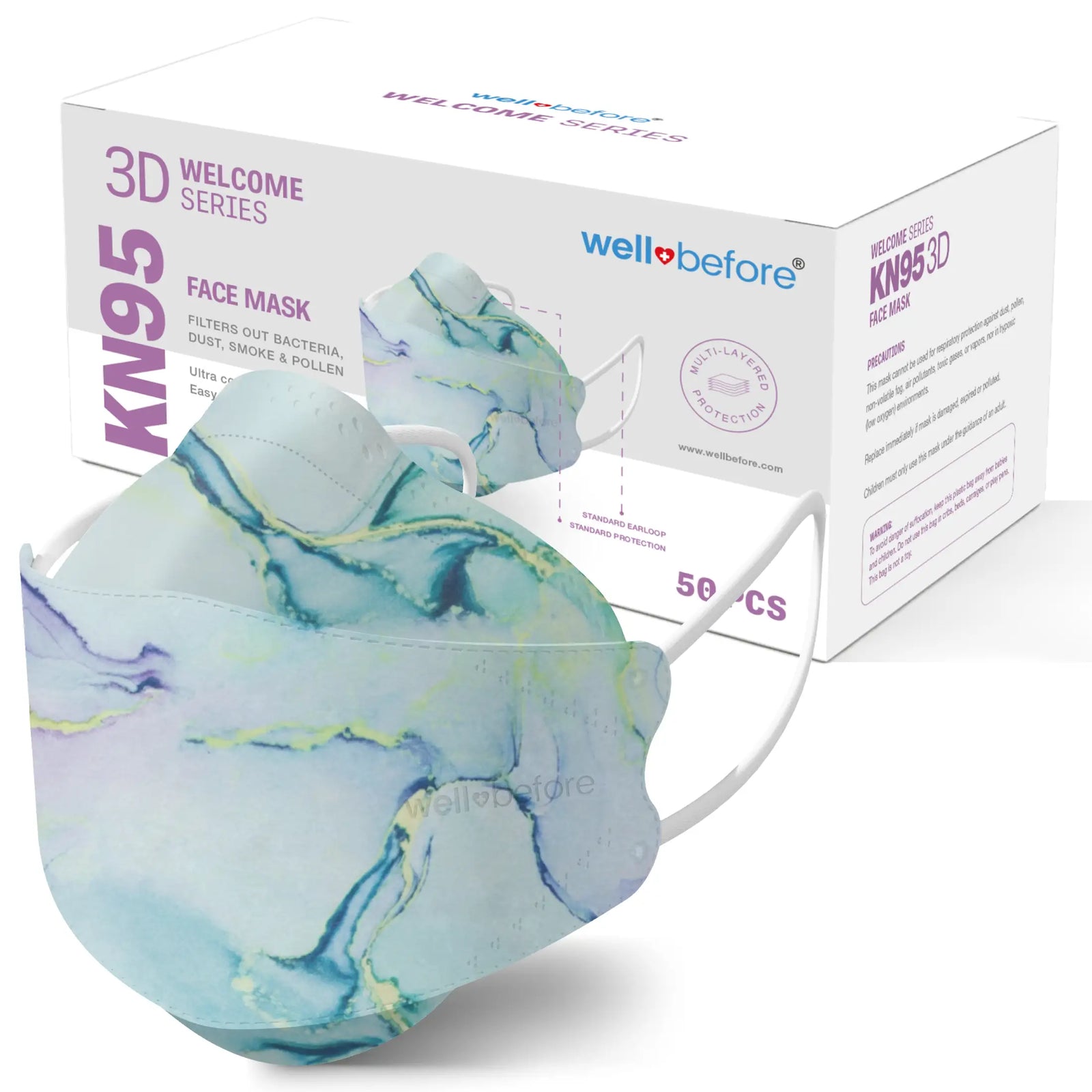 KN95 Mask Welcome Series Face Mask - 50pcs/box