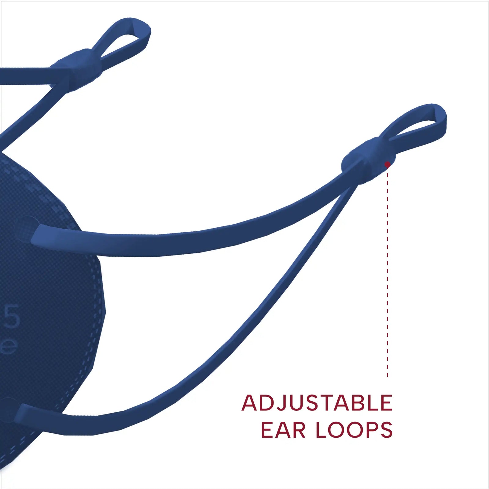 KN95 Face Mask | Individually Wrapped, Elastic Ear Loops - Bag of 10