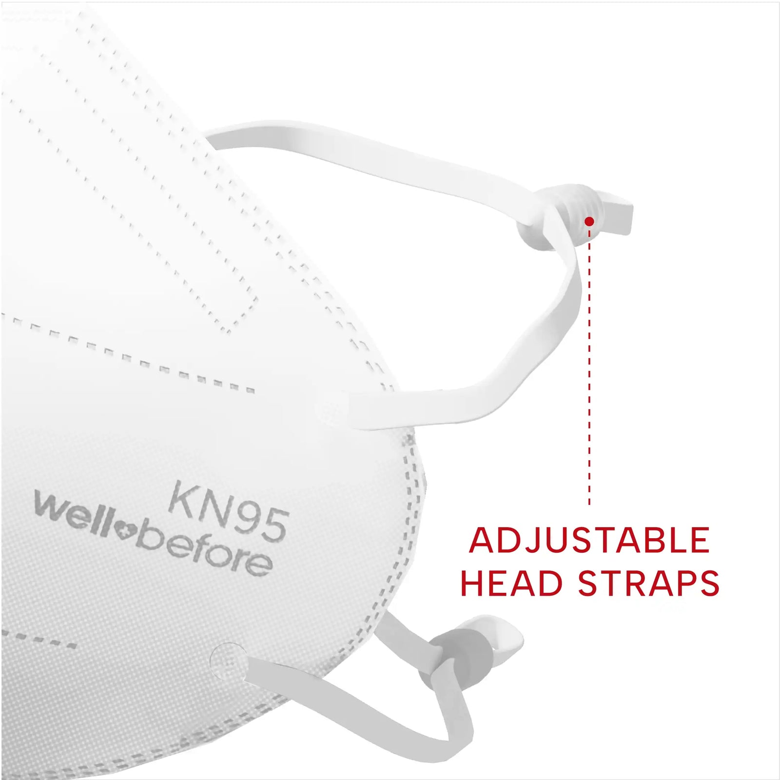 KN95 Face Mask | Individually Wrapped, Elastic Ear Loops