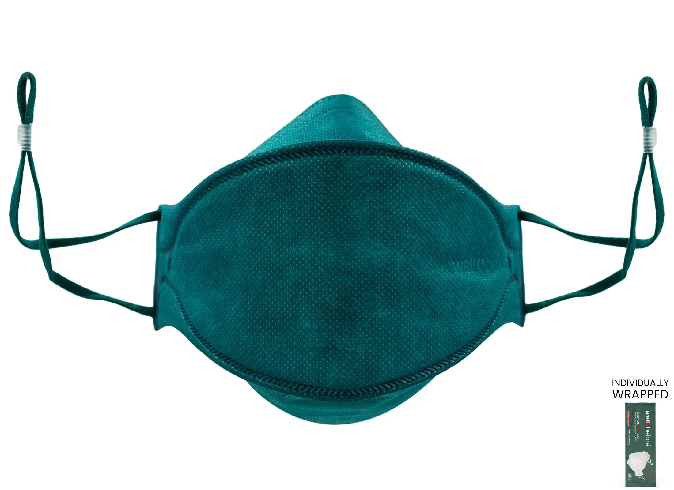 KN95 3D Pro Face Mask | Premium 3D Fit, Anti-fogging, Adjustable Ear Loops