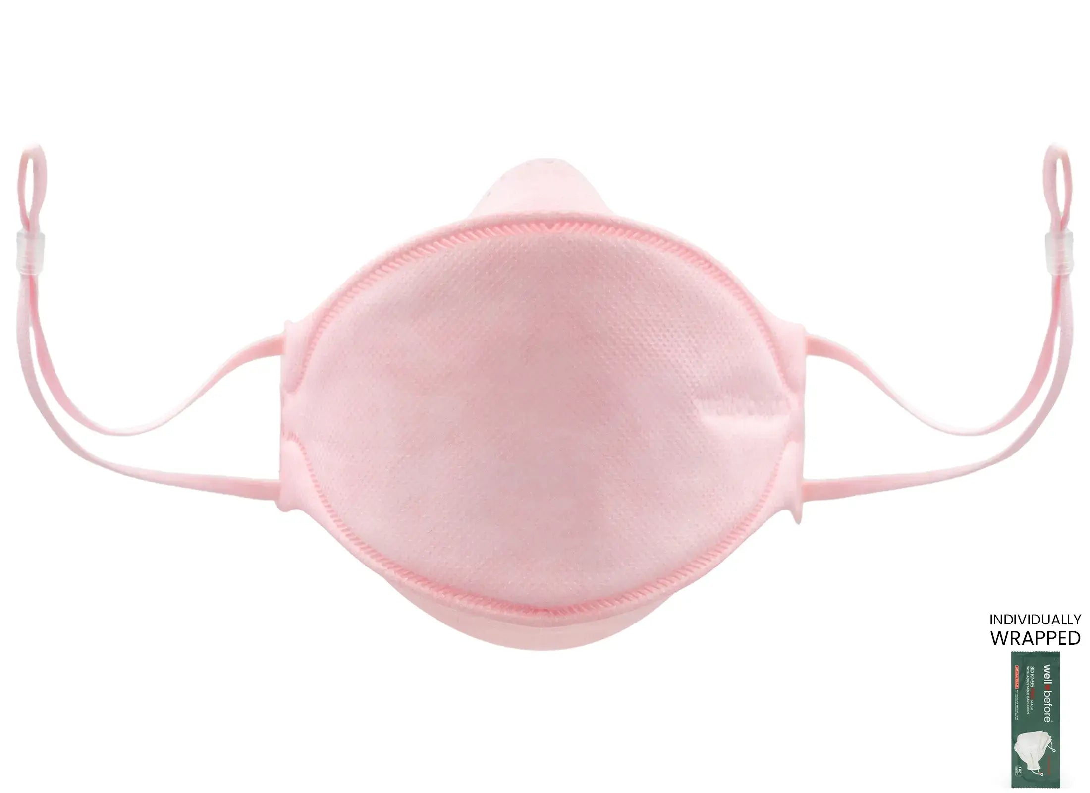 KN95 3D Pro Face Mask | Premium 3D Fit, Anti-fogging, Adjustable Ear Loops